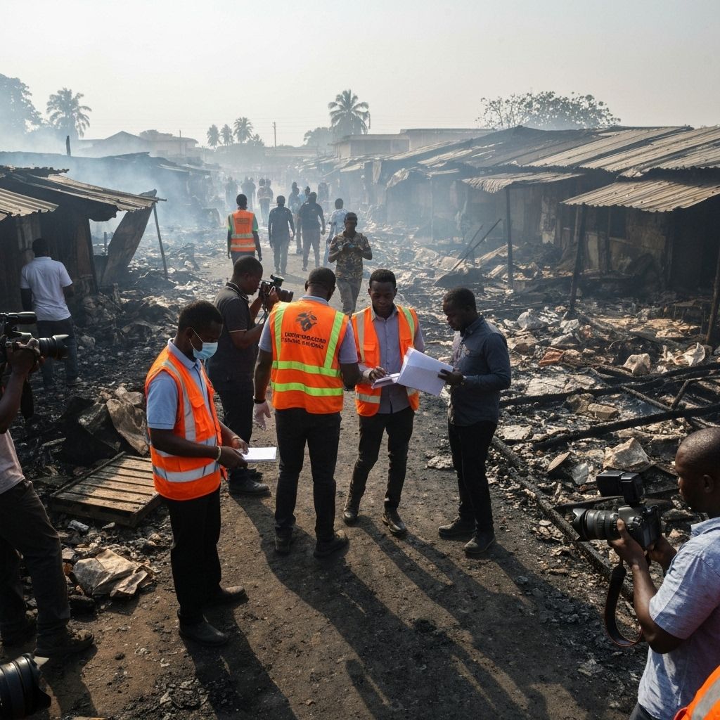 Kantamato Market Fire Investigation